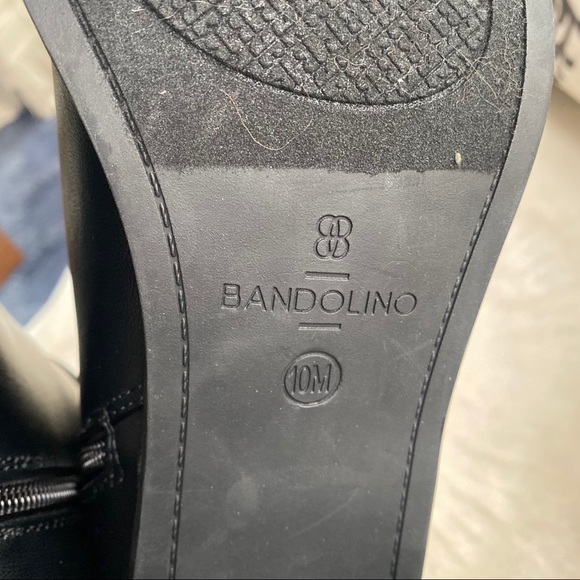 🖤 BANDOLINO BLACK FAUX LEATHER BOOTIES! - Picture 14 of 16